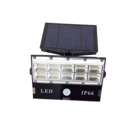 Solar-Powered 50-LED Motion Sensor Flood Light