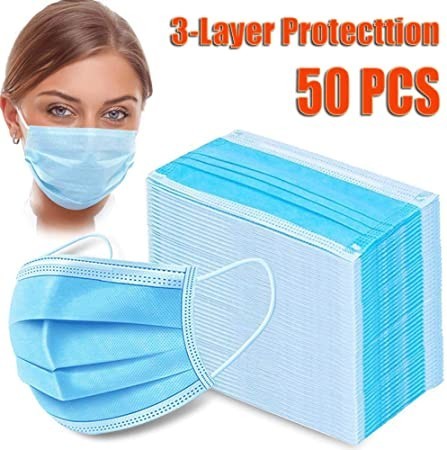 50 x Surgical Face Masks 