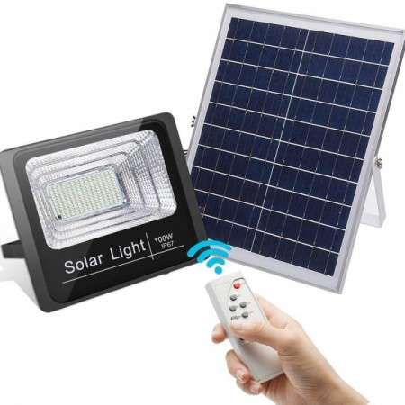 100W LED Solar Flood Light