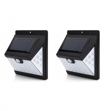 300 Watt Solar Flood Light + FREE Set of two LED Solar Motion Sensor ...